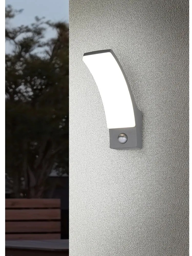 LED nástenné vonkajšie svietidlo (výška 22,5 cm) Beja – Reality