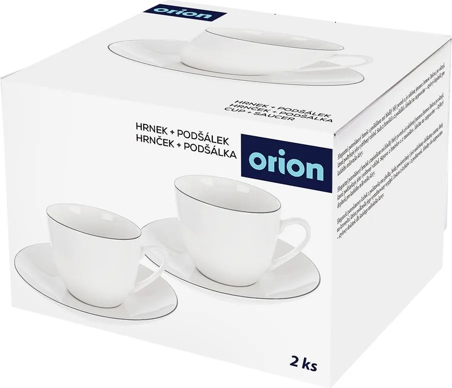 Biela porcelánová šálka na cappuccino 210 ml Decora – Orion