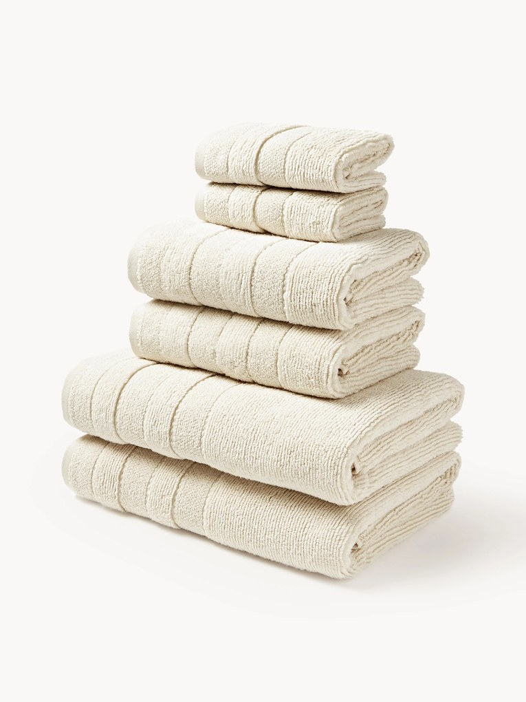 Uteráky's pruhovaným okrajom Luxe, rôzne veľkosti