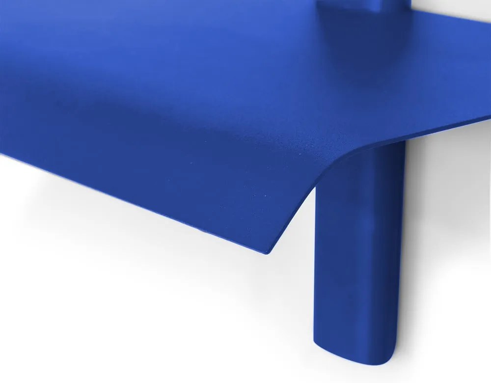 Modrá kovová polica 28 cm Hola – Spinder Design