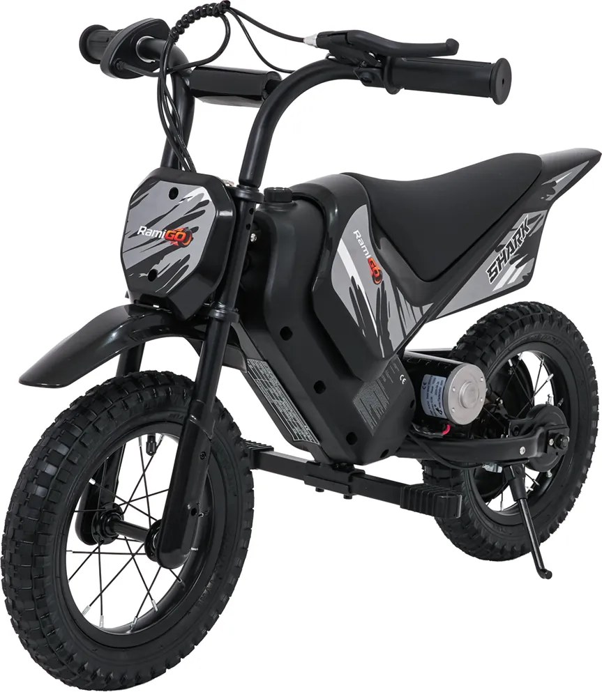 Ramiz Detský elektrický motocykel SHARK čierny