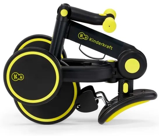 KINDERKRAFT - Detská odrážadlo 3v1 4TRIKE žltá/čierna