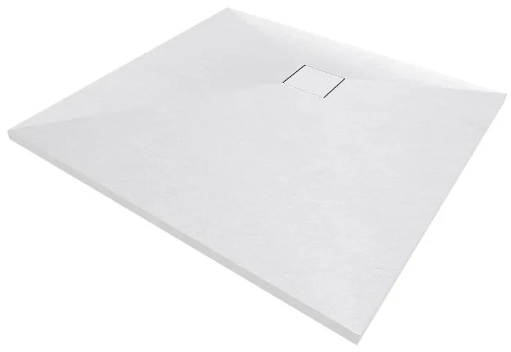 Erga Oldaf, SMC štvorcová sprchová vanička 90 x 90 cm, biela matná, ERG-GMA-OL-9090