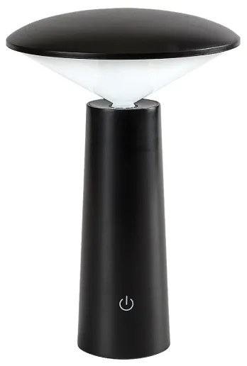 Rabalux 77147-LED Stm. nab. dot. stolná lampa POLPERRO LED/3W/3,7V 1200mAh čierna