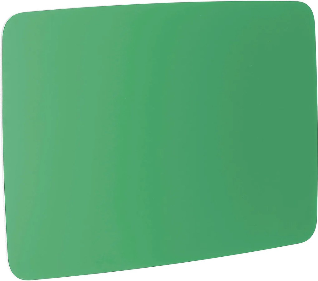 Sklenená magnetická tabuľa Stella so zaoblenými rohmi, 1500x1000 mm, zelená