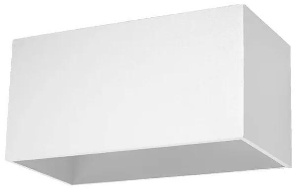 Nástenné svietidlo Quad maxi, 1x biele kovové tienidlo