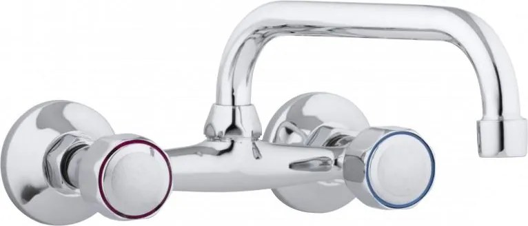 Erga Grano, nástenná umývadlová batéria s otočným ramenom, 150mm, chrómová, ERG-YKA-BZ.GRANO-CHR