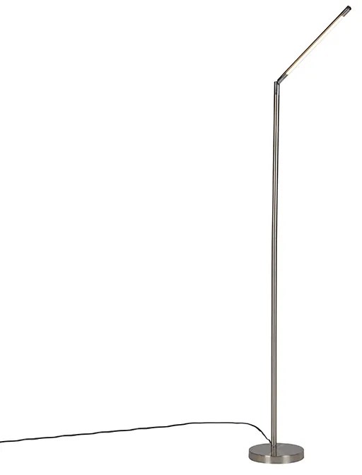 Moderná stojaca lampa oceľ vrátane LED - Berdien