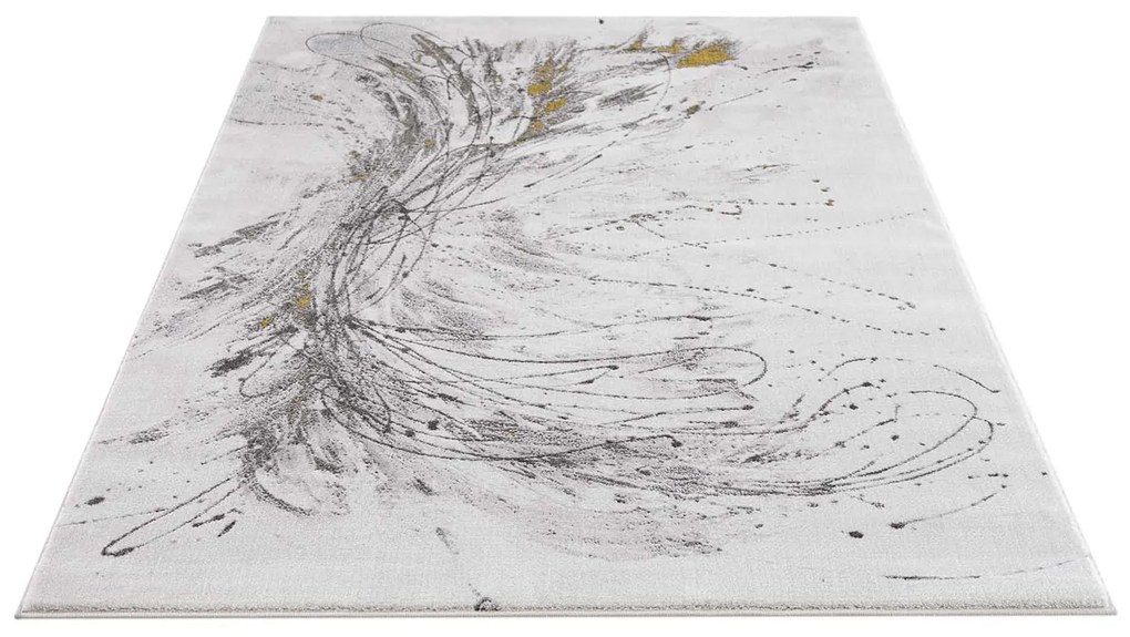 Dekorstudio Moderný koberec CHIC 199 - zlatý Rozmer koberca: 80x300cm