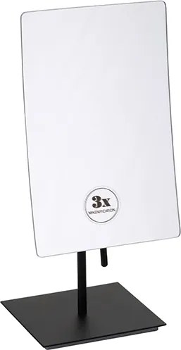 Bemeta Design Kozmetické zrkadlo, 210 x 130 mm, jednostranné, na postavenie, čierna - 116201310