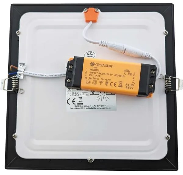 LED Kúpeľňové podhľadové svietidlo VEGA LED/12W/230V 2800K 16,8 cm IP44