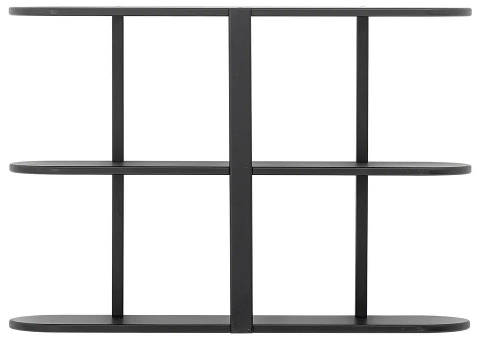 Čierna poschodová polica 80 cm Vicente – Bloomingville