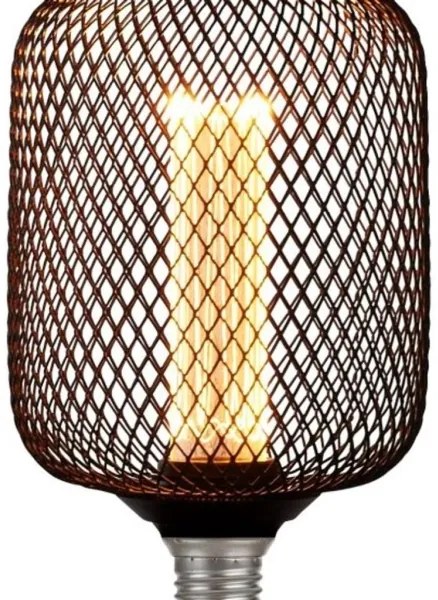 Searchlight 26002BK - LED dekoratívna žiarovka WIRE MESH E27/4,5W/230V 2700K
