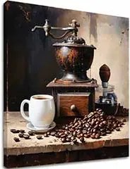 Kávové obrazy do kuchyne Umelecký pôžitok