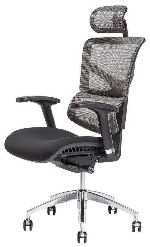 Kancelárska ergonomická stolička Office Pro MEROPE SP — viac farieb, nosnosť 135 kg Čierna