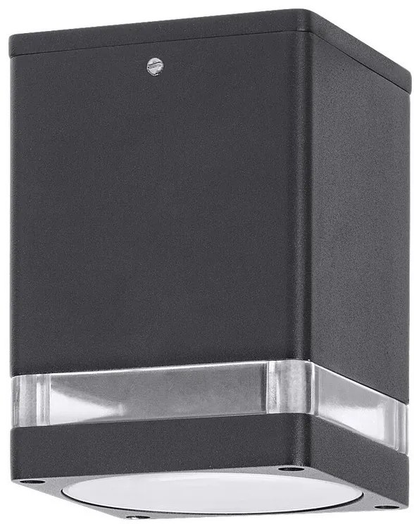 Rabalux Vonkajšie stropné prisadené svietidlo Zombor 1x35W | GU10 | IP54 - antracit 7818