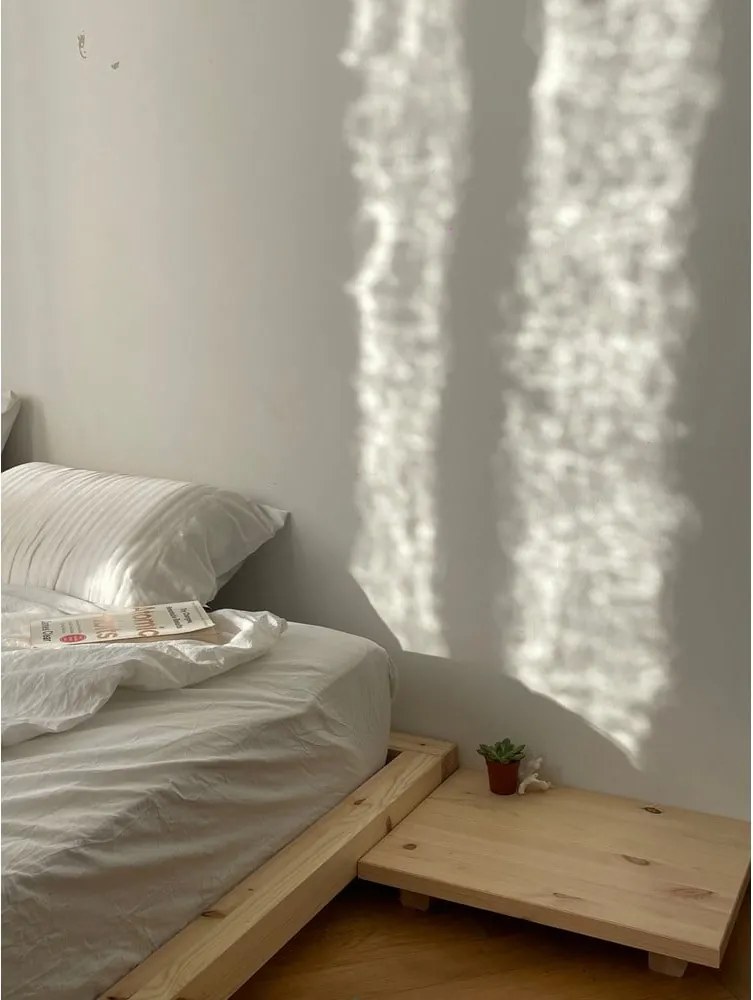 Dvojlôžková posteľ z borovicového dreva s roštom 160x200 cm Dock – Karup Design