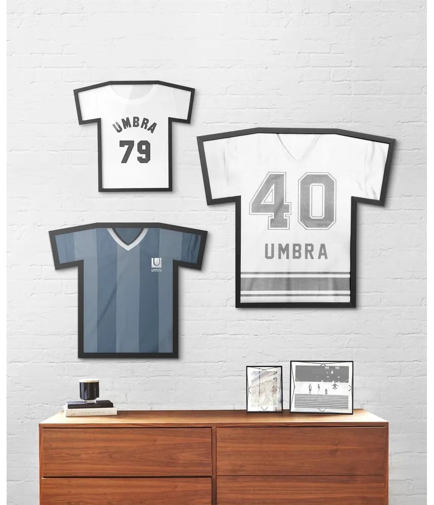 Čierny plastový rámček na stenu 62x72 cm T-Frame – Umbra