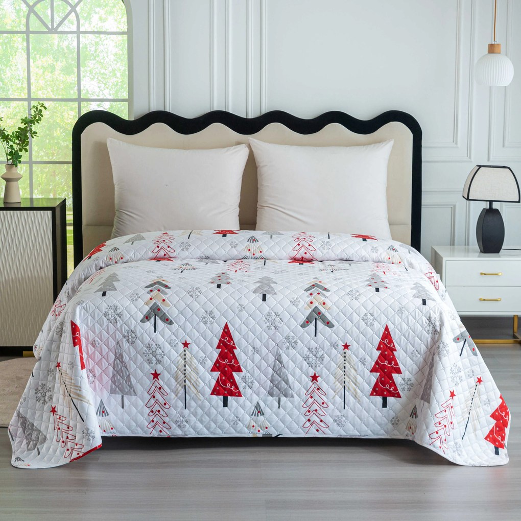 Prehoz na posteľ JINGLE, biely Rozmer: 170 x 210 cm