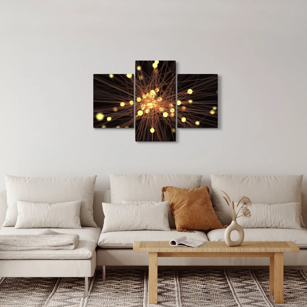 Obraz abstrakcie (90x60 cm)