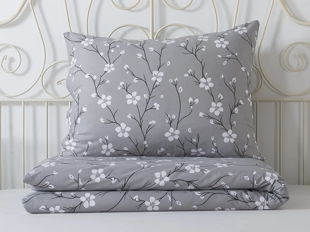 XPOSE® Bavlnené Renforcé obliečky BIANCA - sivé