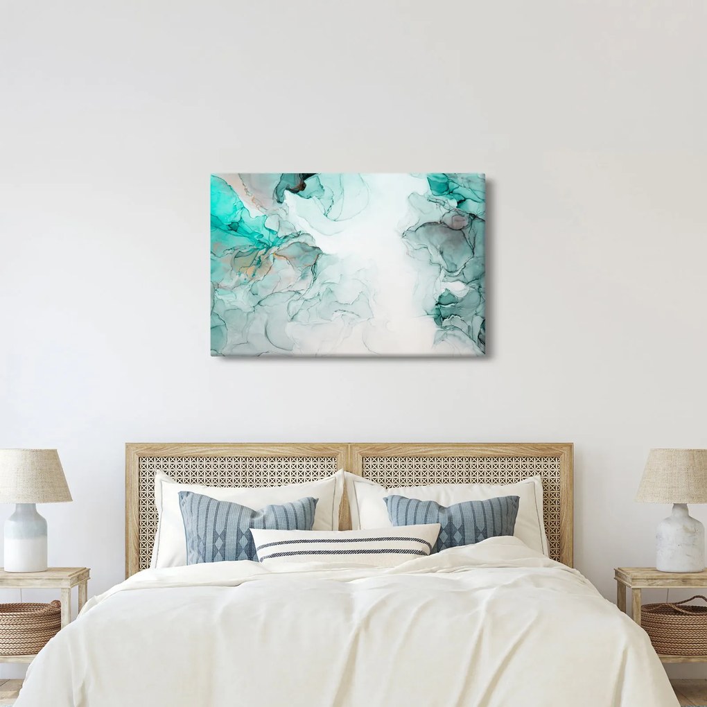 Obraz - Atramentová abstrakcia 2 (90x60 cm)