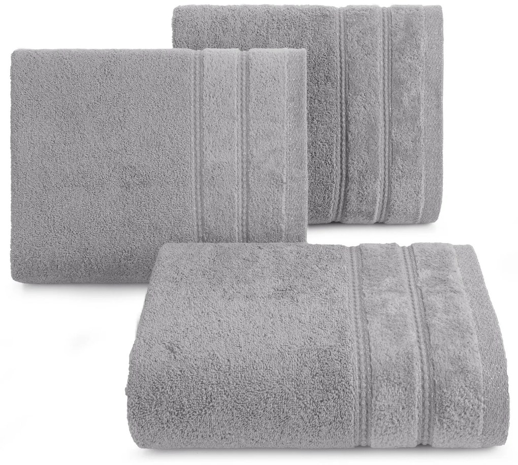 FROTÉ UTERÁK GLORY SADA 6KS 50X90 CM STRIEBORNÁ