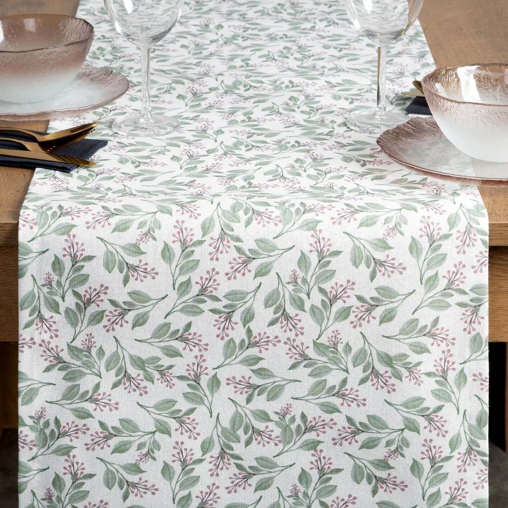BEHÚŇ NA STÔL GRACE 40X140 CM VZOROVANÝ