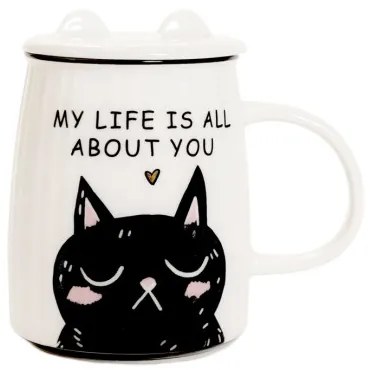 Hrnček MILU s vrchnákom 859859 450 ml