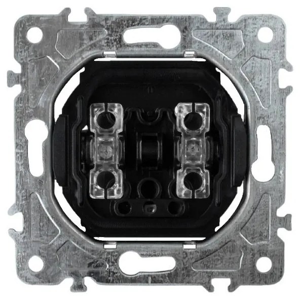 Elhard Okrúhle tlačidlo Rondo č.1/0So s LED indikátorom, biele RD1082W