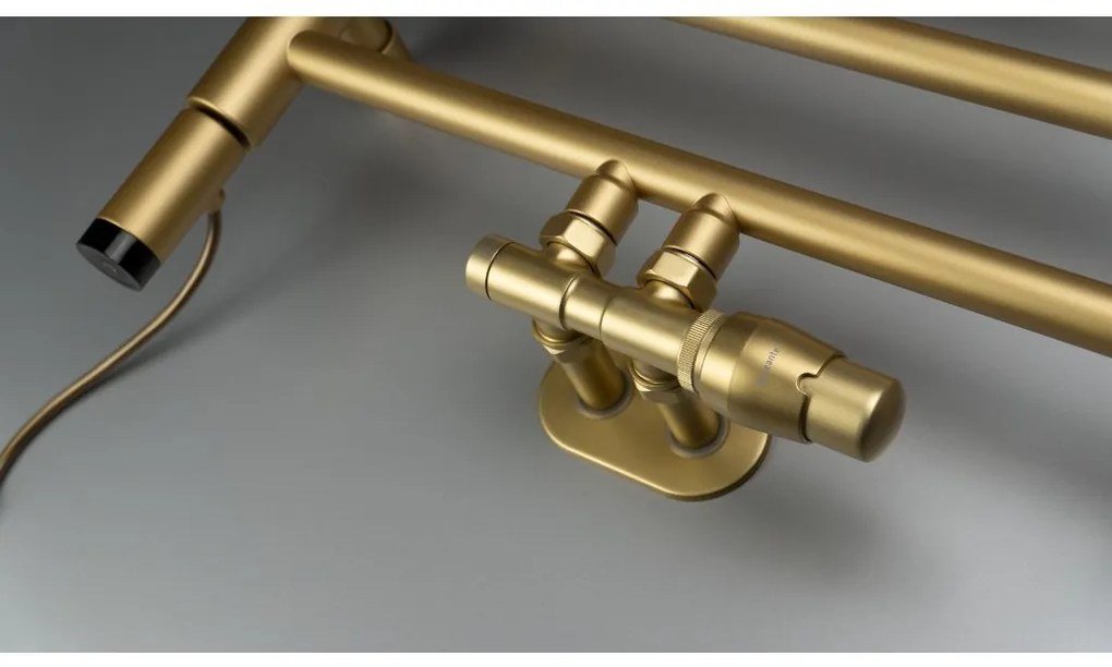 Deante SILIA, kúpeľňový radiátor 157x50 cm, 586W, zlatá matná, DEA-AGI_RG51