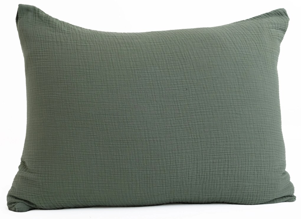 Mušelínová obliečka na vankúš 50 × 70 cm - Alexia olivová