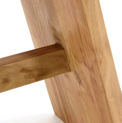 Divero 1613 Stolička z tíkového dreva