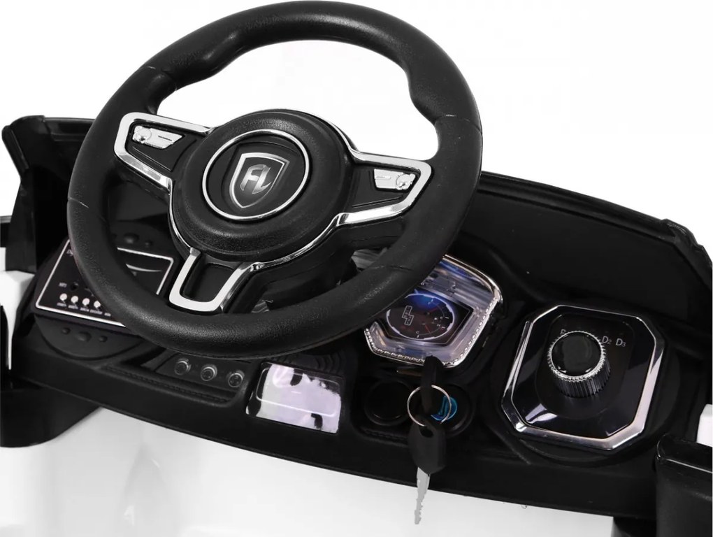 Ramiz Elektrické auto Rapid Racer pre deti, oranžové SUV + diaľkové ovládanie