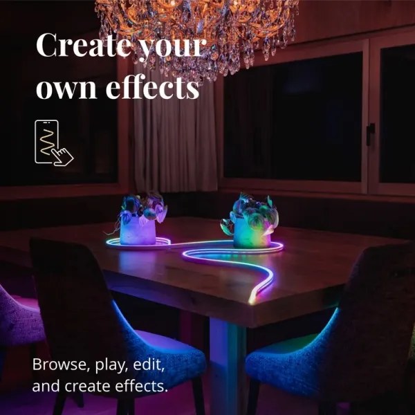 Twinkly TWFL200STW-WEU - LED RGB Stmievateľný pásik FLEX 200xLED 2 m Wi-Fi