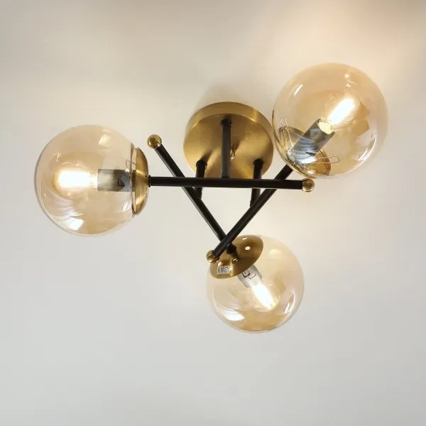 Brilagi - Prisadený luster MALIVA 3xE14/15W/230V zlatý