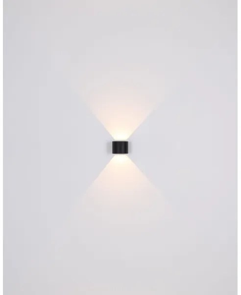 Globo 34168RB - LED Vonkajšie nástenné svietidlo VERONIKA 2xLED/3W/230V IP44 čierna
