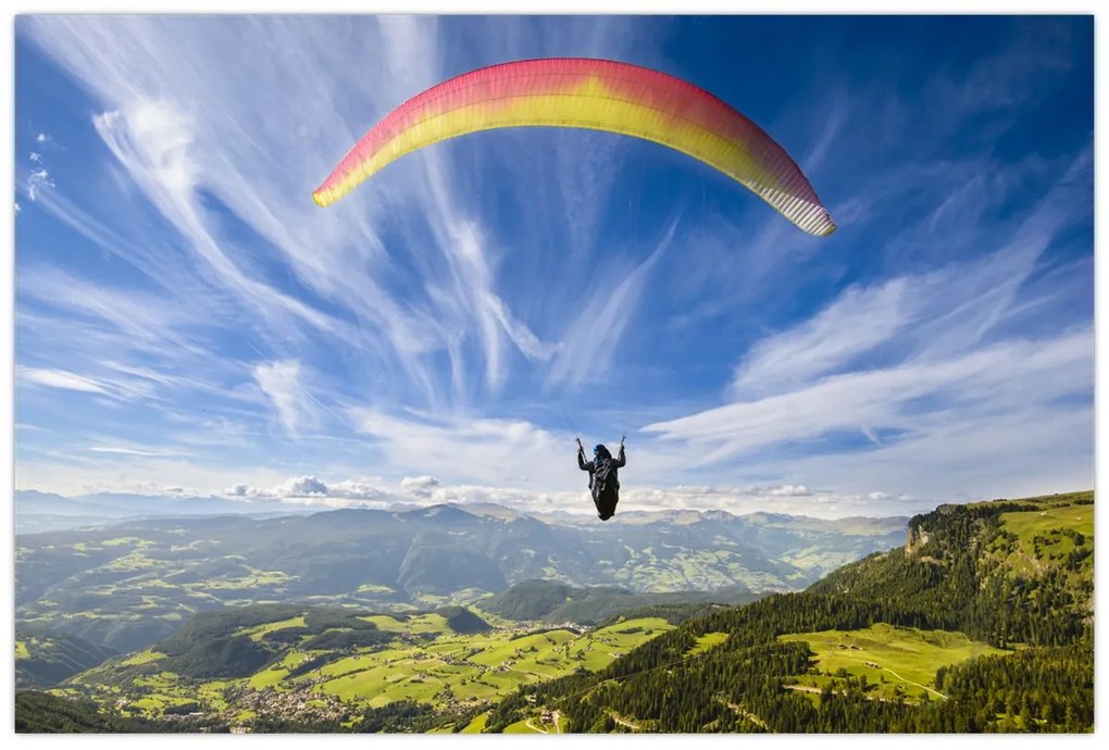 Obraz - Paragliding (90x60 cm)