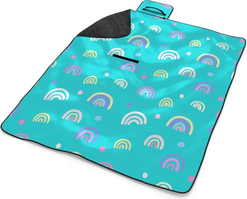 Sablio Plážová deka Farebné dúhy: 200x140 cm