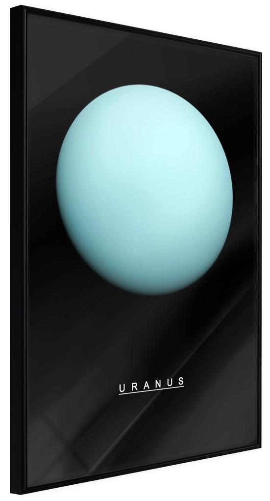 Artgeist Plagát - Uranus [Poster] Veľkosť: 40x60, Verzia: Čierny rám s passe-partout