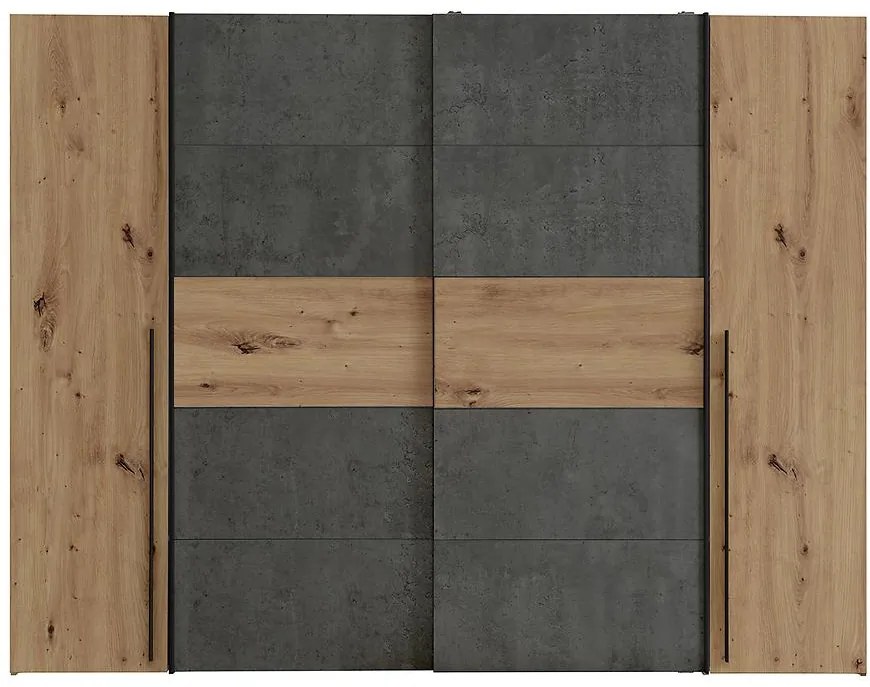 Skriňa Narago 4 270 NRGS82511-C752 Dub Artisan/Betón
