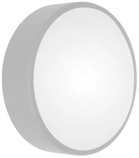 Kúpeľňové stropné svietidlo CLEO 2xE27/24W/230V pr. 30 cm šedá IP54