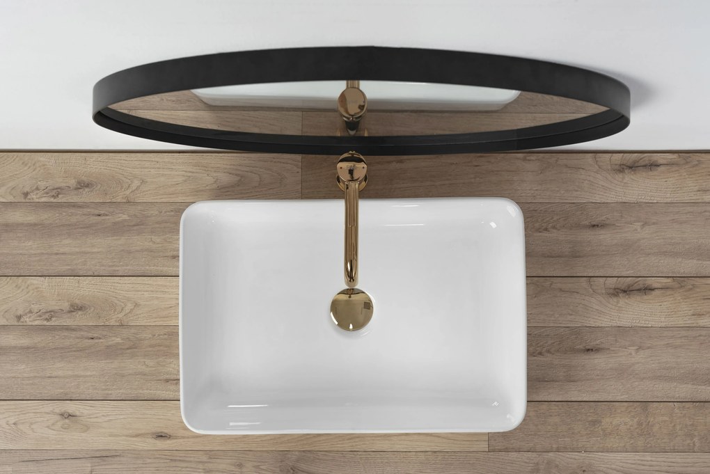 Rea Avia, umývadlo na dosku 510x345x110 mm, biela lesklá, REA-U0840