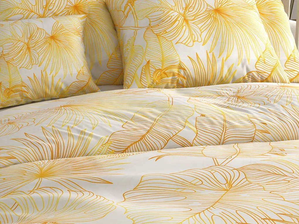 Obliečky z mikrovlákna PALMERA krémové Rozmer obliečky: 70 x 80 cm | 140 x 200 cm