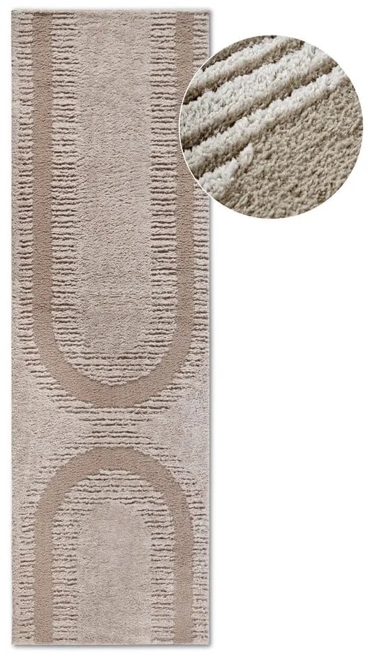 Béžový behúň 80x240 cm Bartoux Beige – Elle Decoration