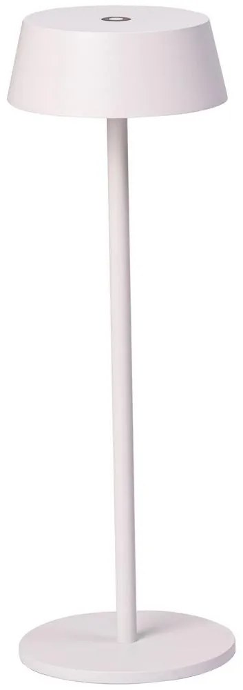 Azzardo AZ5334 - LED Vonkajšia stmievateľná nabíjacia lampa LED/2W/5V IP54 biela