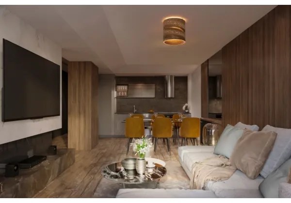 Ledvance - Stropné svietidlo DECOR CARDBOARD 1xE27/15W/230V pr. 25 cm