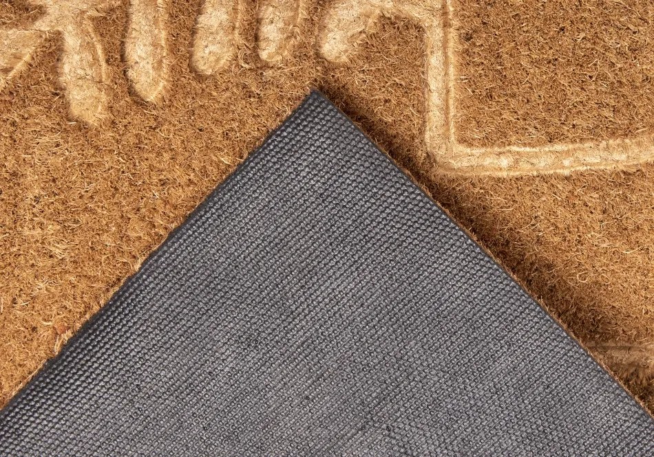 Hanse Home, Rohožka Rastliny 105562 - na von aj na doma, 45x75, hnedá, chodba / predsieň