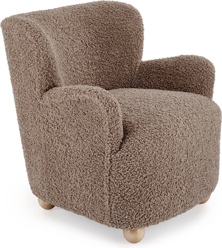 Designové křeslo Claudio cappuccino