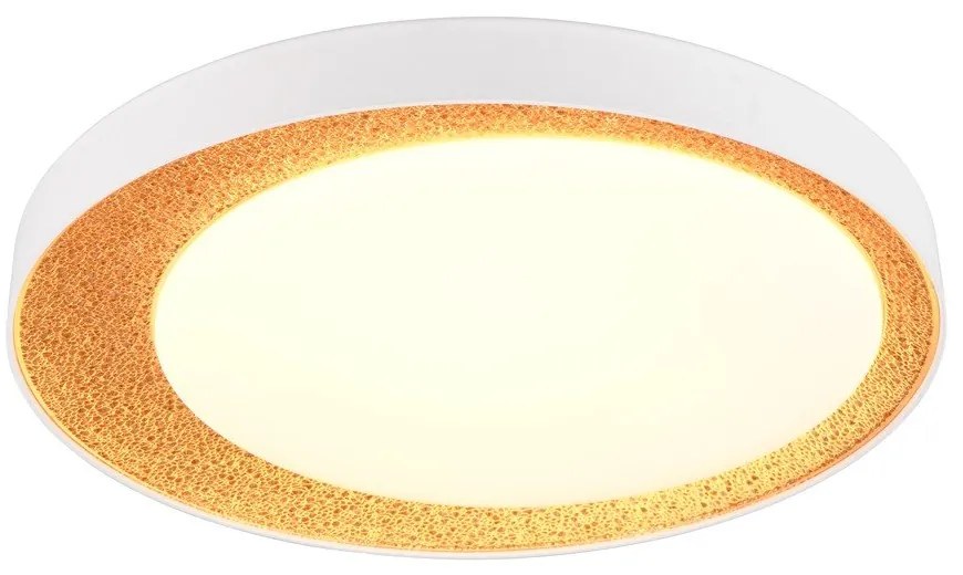 Bielo-svetlohnedé LED stropné svietidlo ø 45 cm Aleta – Reality